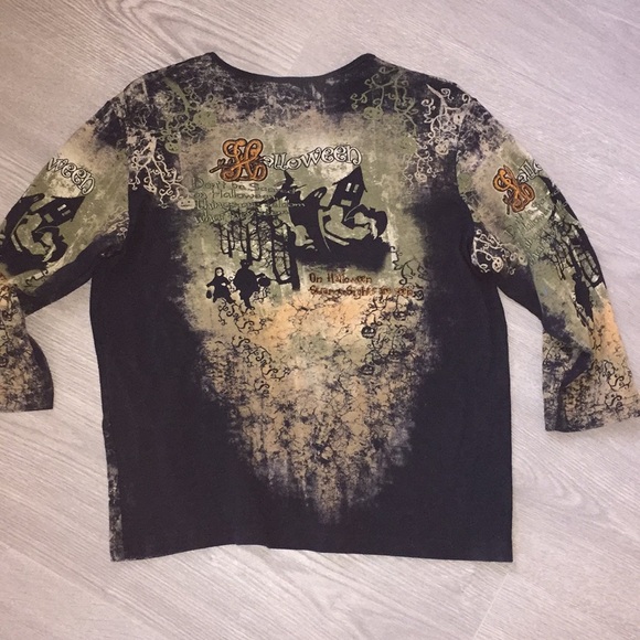 Happy Halloween Top Cactus Bay Bling L Large M Med - Picture 6 of 12